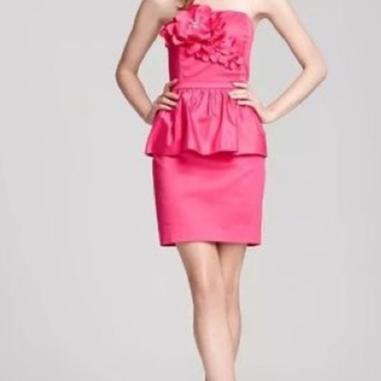 Lilly Pulitzer Mae Strapless Dress In Azalea Pink Size 0